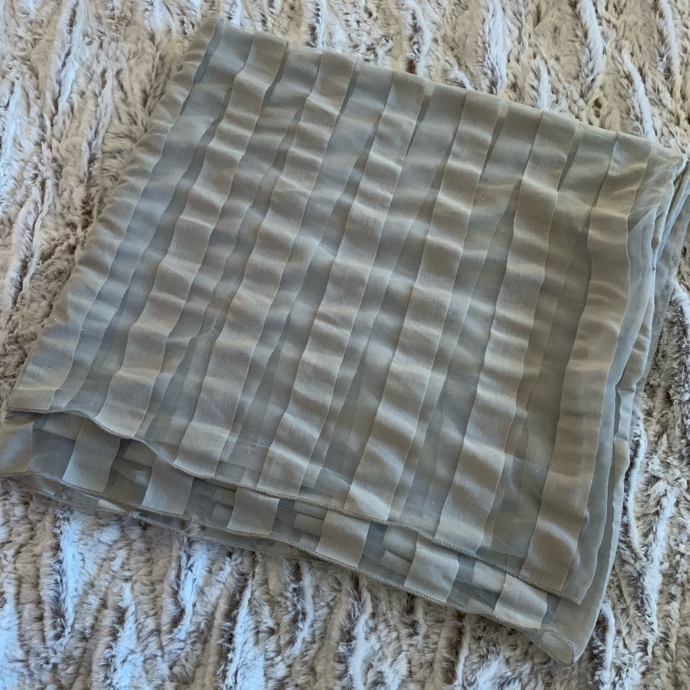 🎉Rainbow Glitter Silver SteveMadden InfinityScarf